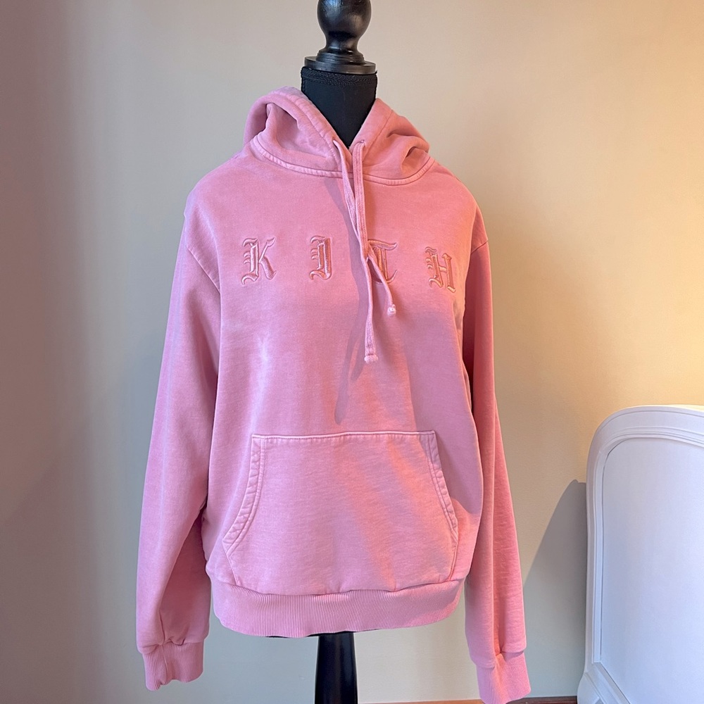 KITH Pink Cotton Hoodie